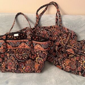 Vera Bradley Kensington Fall 2007 travel trio